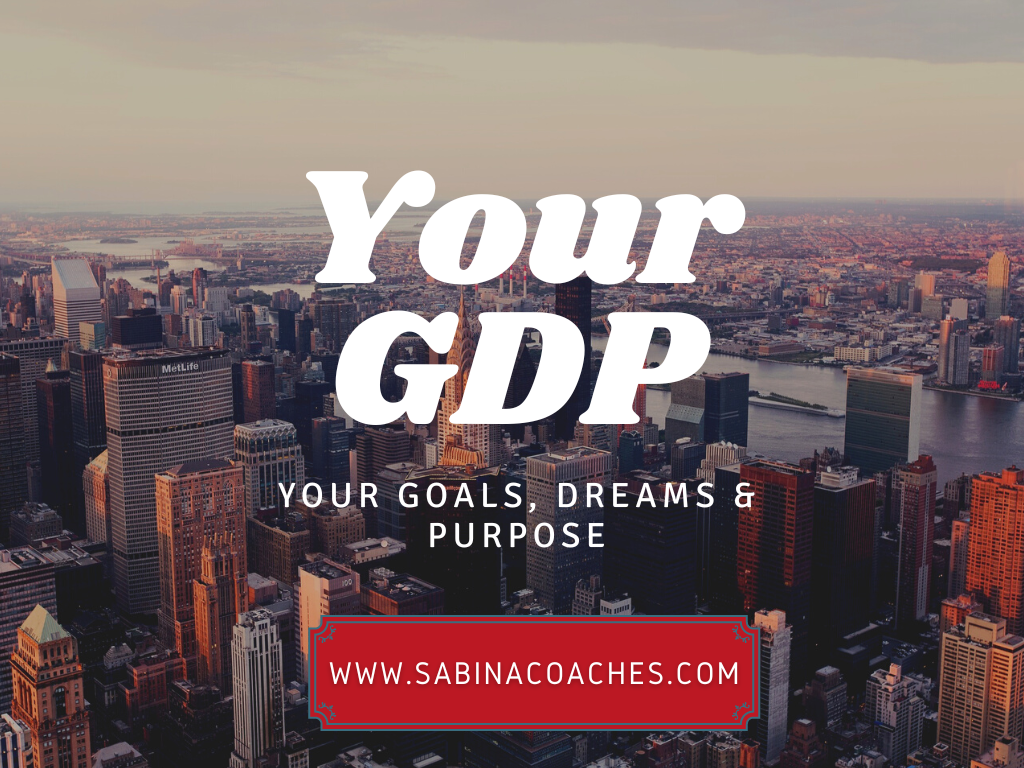 Your GDP – Your Goals, Dreams & Purpose